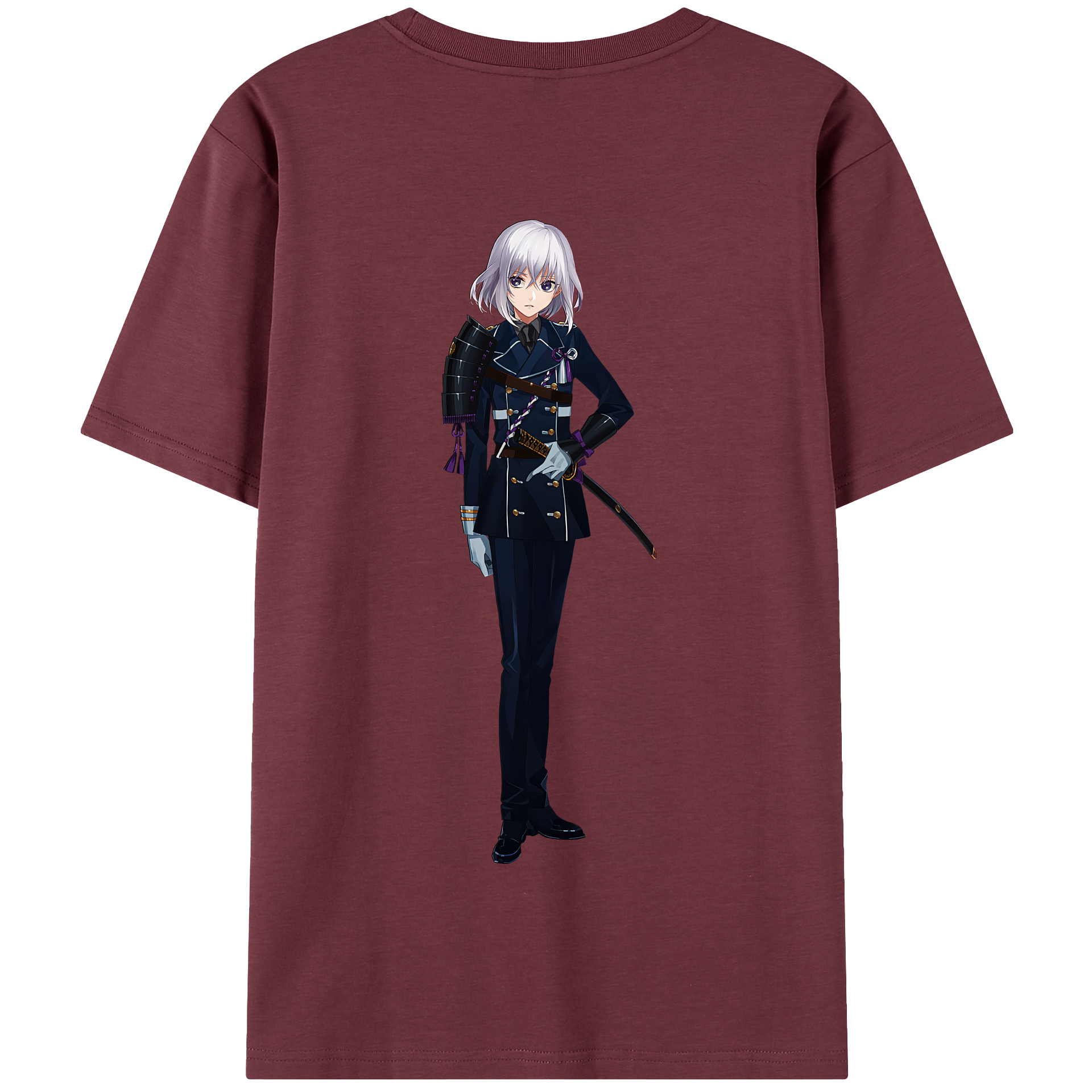 （画像用） 刀剣乱舞 Touken Ranbu 綿100％半袖Tシャツ（背面プリント）